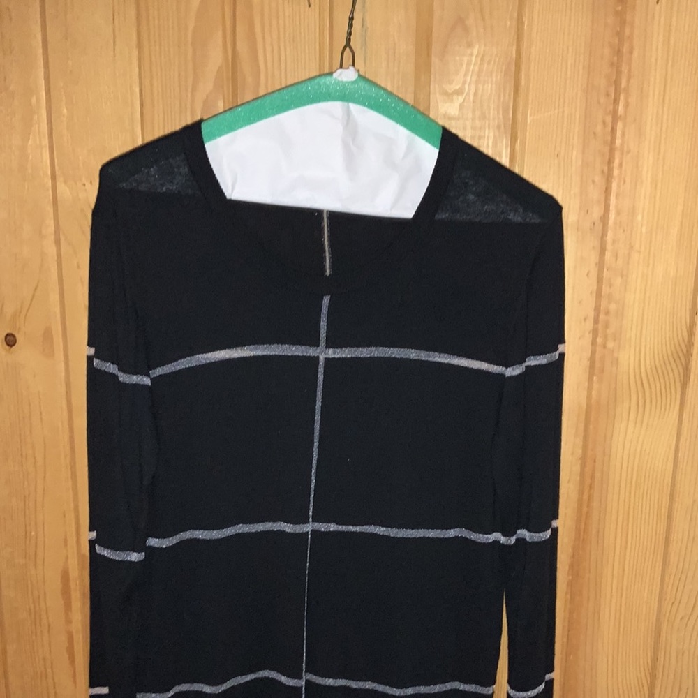 Black/Silver Golf Sweater